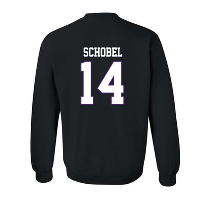 TCU - NCAA Football : John Schobel - Classic Fashion Shersey Crewneck Sweatshirt-1