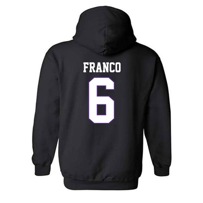 TCU - NCAA Baseball : Noah Franco - Classic Fashion Shersey Hooded Sweatshirt-1