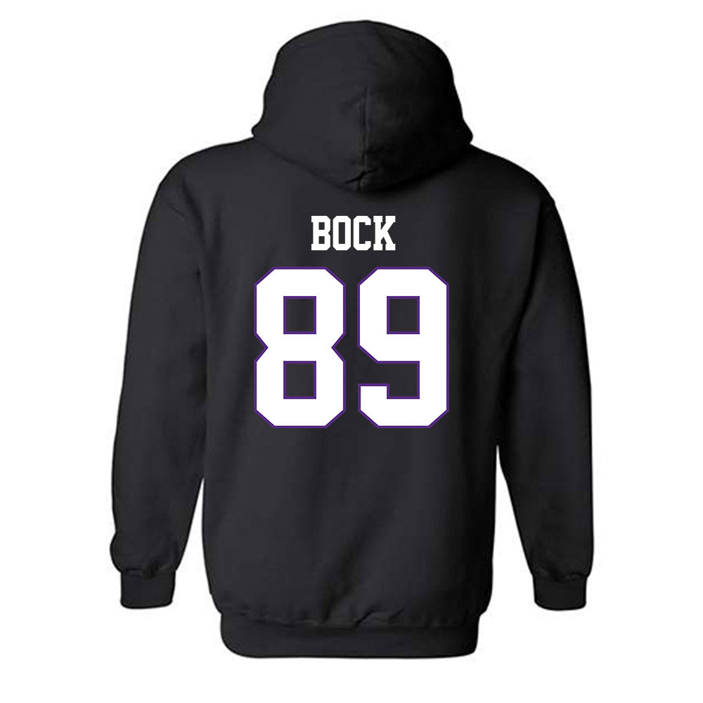 TCU - NCAA Football : Jake Bock - Classic Fashion Shersey Hooded Sweatshirt-1