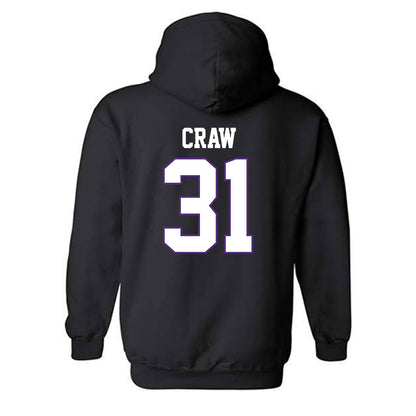 TCU - NCAA Football : Ethan Craw - Classic Fashion Shersey Hooded Sweatshirt