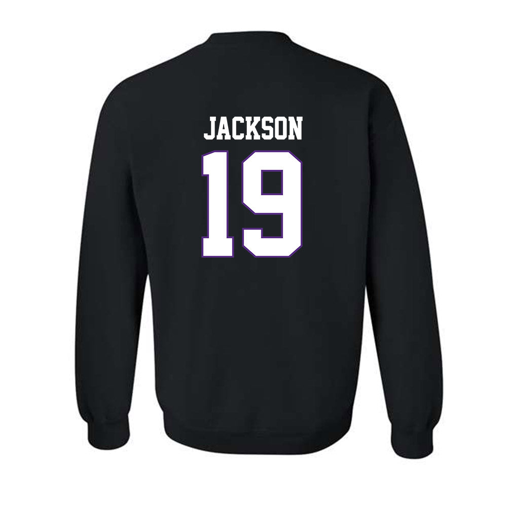 TCU - NCAA Football : Kylin Jackson - Classic Fashion Shersey Crewneck Sweatshirt-1