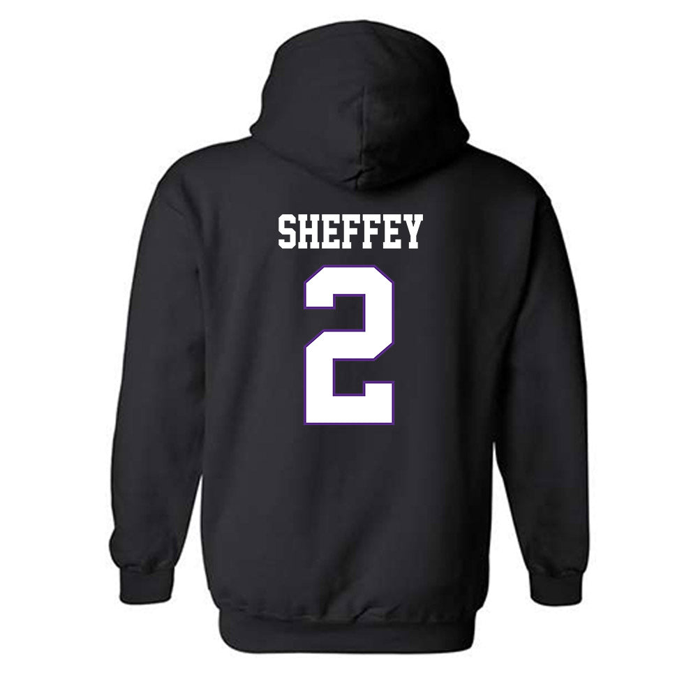 TCU - NCAA Women's Basketball : Veronica Sheffey - Classic Fashion Shersey Hooded Sweatshirt-1