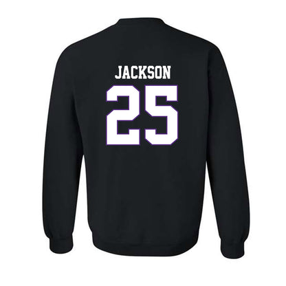 TCU - NCAA Football : Elijah Jackson - Classic Fashion Shersey Crewneck Sweatshirt-1