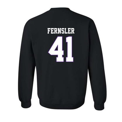 TCU - NCAA Baseball : Uli Fernsler - Classic Fashion Shersey Crewneck Sweatshirt-1