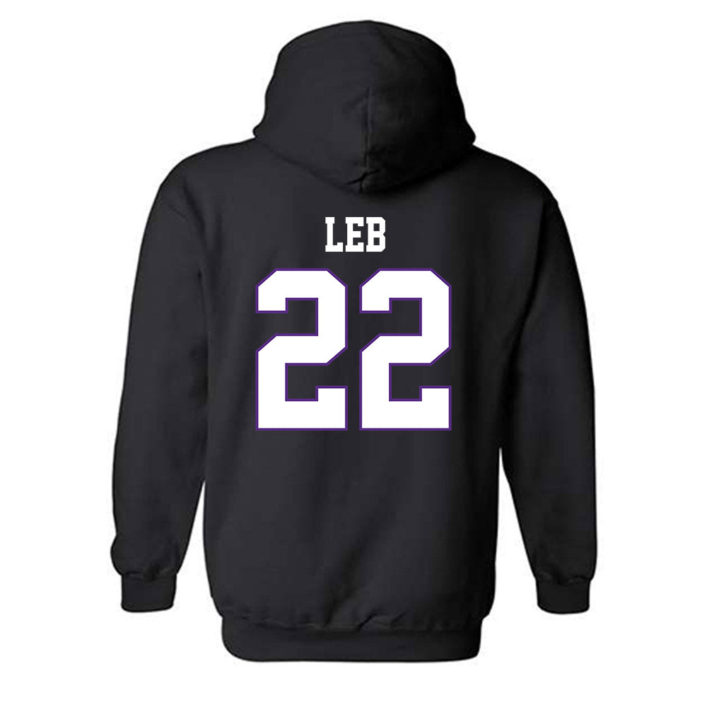 TCU - NCAA Women's Soccer : Georgia Leb - Classic Fashion Shersey Hooded Sweatshirt-1