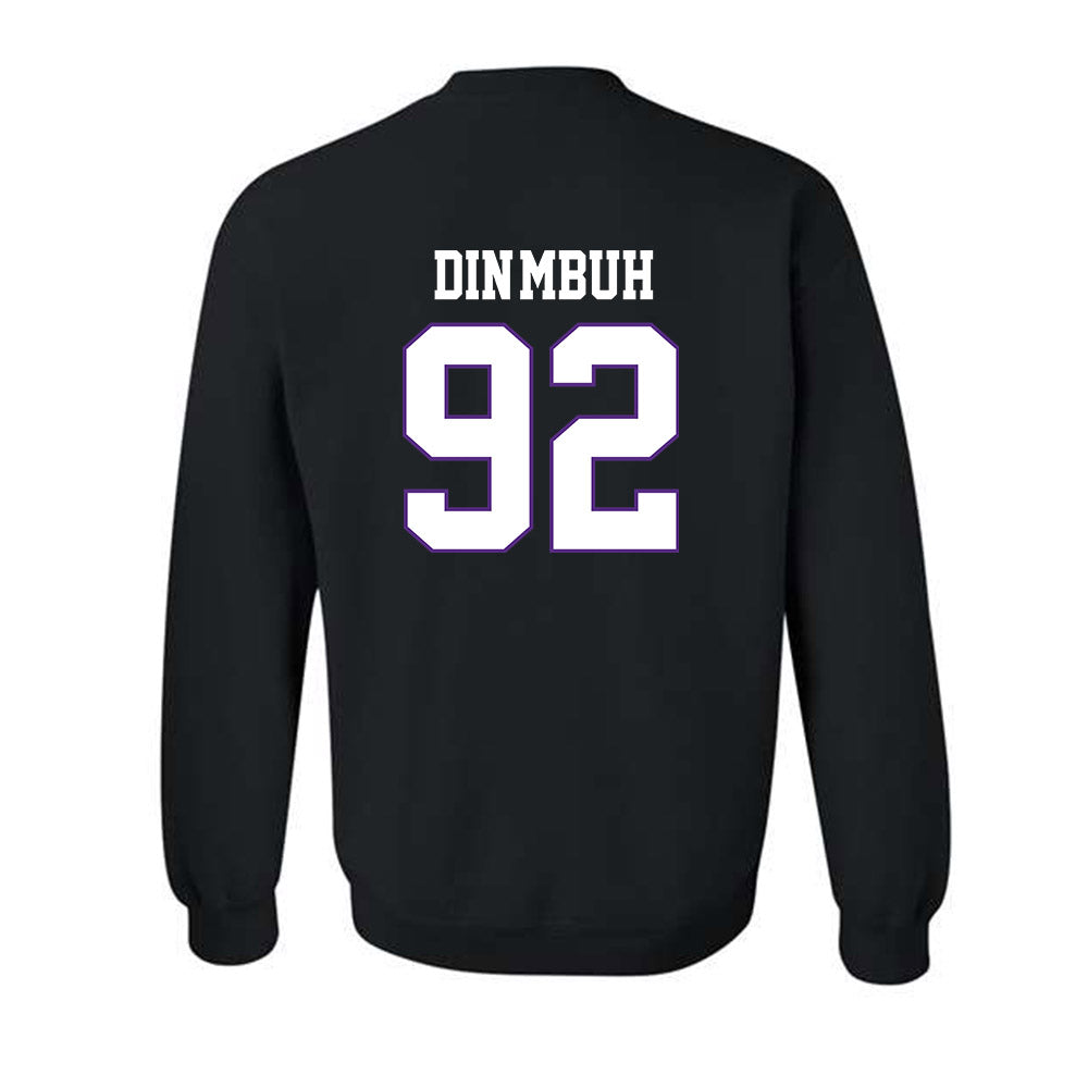 TCU - NCAA Football : Ansel Din-Mbuh - Classic Fashion Shersey Crewneck Sweatshirt-1