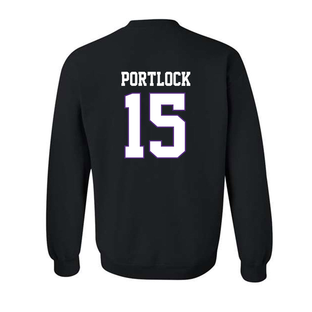 TCU - NCAA Women's Basketball : Sarah Portlock - Classic Fashion Shersey Crewneck Sweatshirt-1
