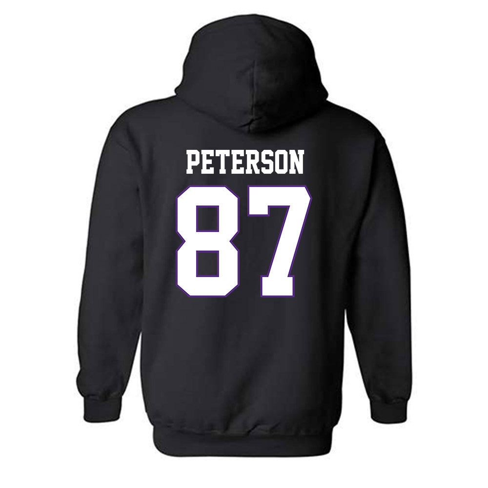 TCU - NCAA Football : Mason Peterson - Classic Fashion Shersey Hooded Sweatshirt-1