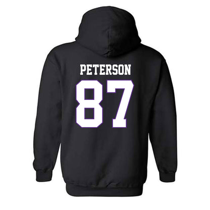 TCU - NCAA Football : Mason Peterson - Classic Fashion Shersey Hooded Sweatshirt-1