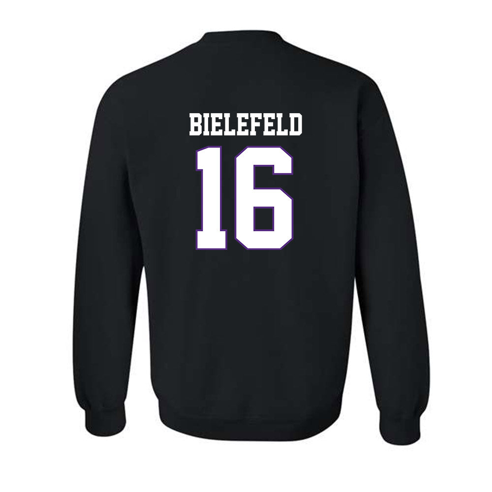 TCU - NCAA Women's Basketball : Clara Bielefeld - Classic Fashion Shersey Crewneck Sweatshirt-1