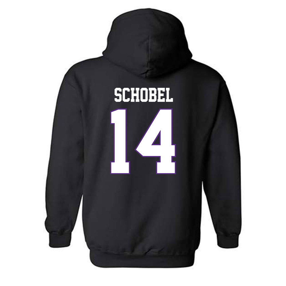 TCU - NCAA Football : John Schobel - Classic Fashion Shersey Hooded Sweatshirt-1