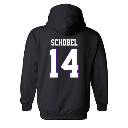 TCU - NCAA Football : John Schobel - Classic Fashion Shersey Hooded Sweatshirt-1