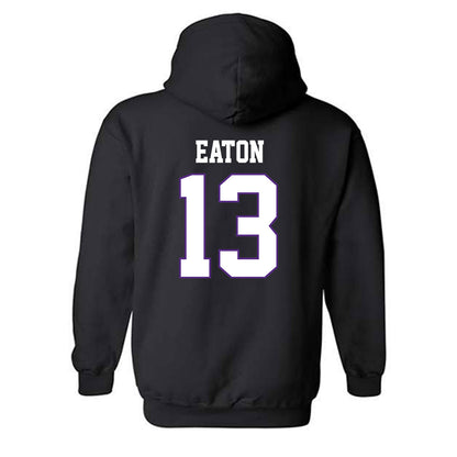 TCU - NCAA Baseball : Cole Eaton - Classic Fashion Shersey Hooded Sweatshirt-1