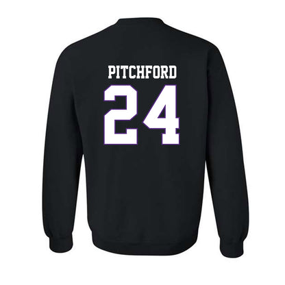 TCU - NCAA Football : Joe Pitchford - Classic Fashion Shersey Crewneck Sweatshirt-1