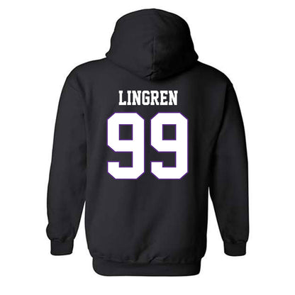 TCU - NCAA Football : Connor Lingren - Classic Fashion Shersey Hooded Sweatshirt-1