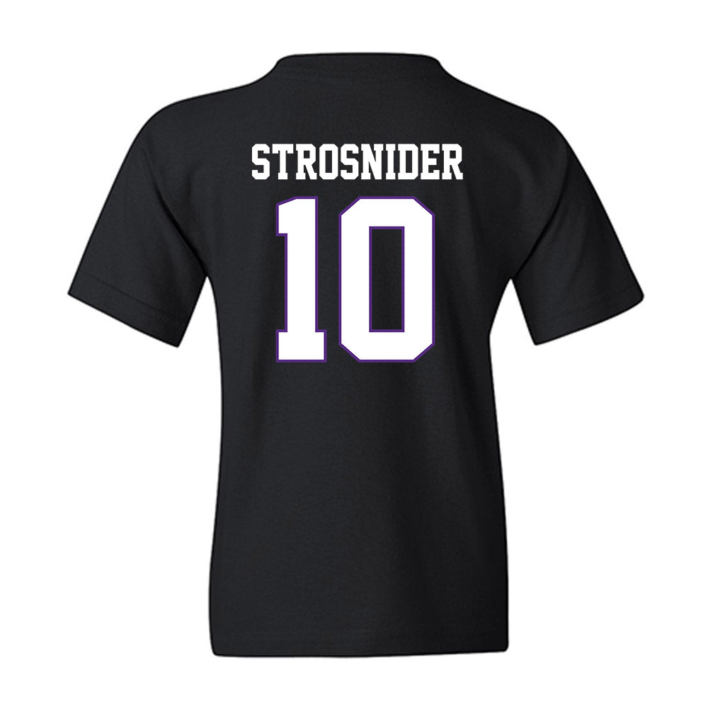 TCU - NCAA Baseball : Sawyer Strosnider - Classic Fashion Shersey Youth T-Shirt-1