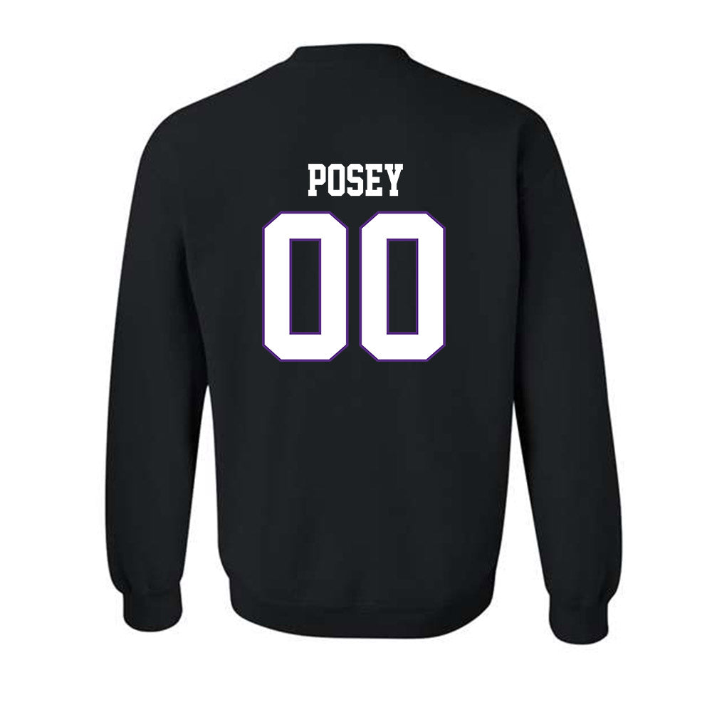 TCU - NCAA Men's Basketball : Jace Posey - Classic Fashion Shersey Crewneck Sweatshirt-1