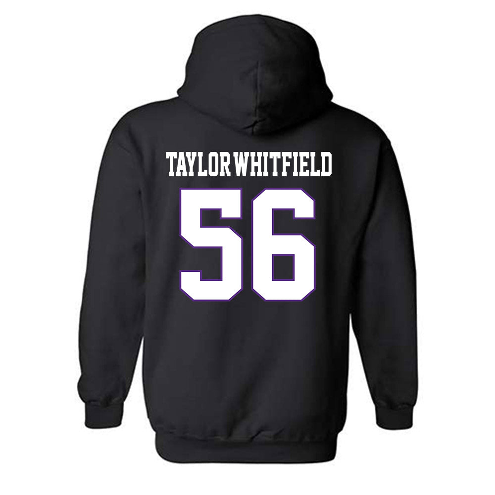 TCU - NCAA Football : Benjamin Taylor-Whitfield - Classic Fashion Shersey Hooded Sweatshirt-1
