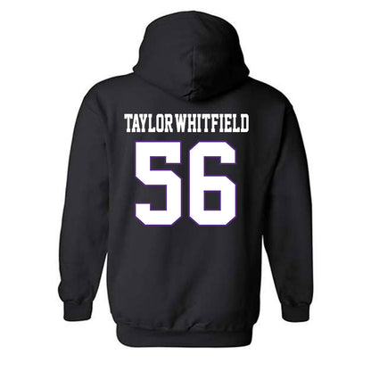 TCU - NCAA Football : Benjamin Taylor-Whitfield - Classic Fashion Shersey Hooded Sweatshirt-1