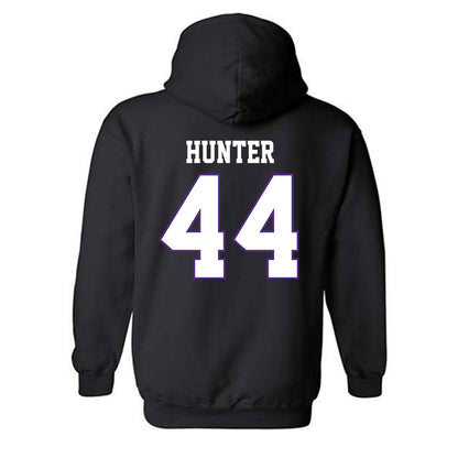 TCU - NCAA Women's Basketball : Emily Hunter - Classic Fashion Shersey Hooded Sweatshirt-1