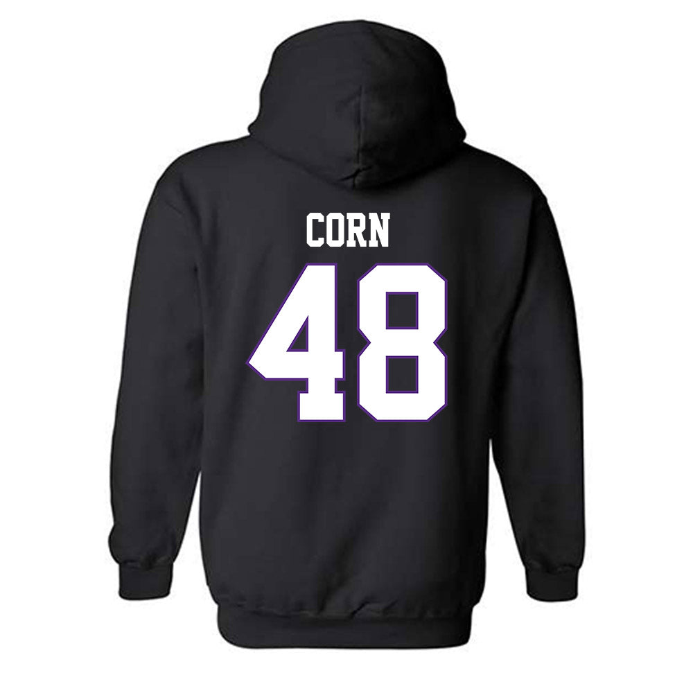 TCU - NCAA Football : Anders Corn - Classic Fashion Shersey Hooded Sweatshirt-1