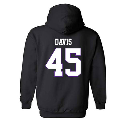 TCU - NCAA Baseball : Lance Davis - Classic Fashion Shersey Hooded Sweatshirt-1