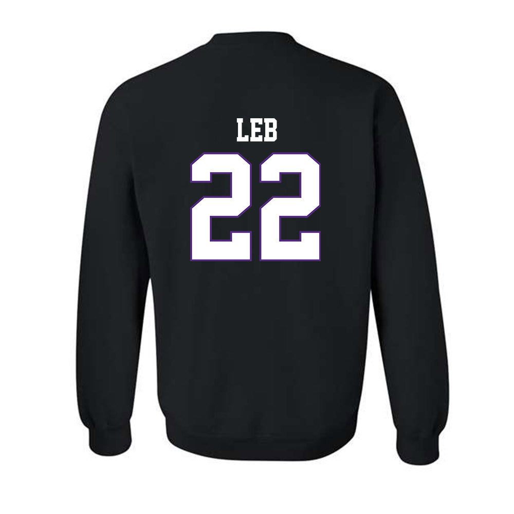 TCU - NCAA Women's Soccer : Georgia Leb - Classic Fashion Shersey Crewneck Sweatshirt-1