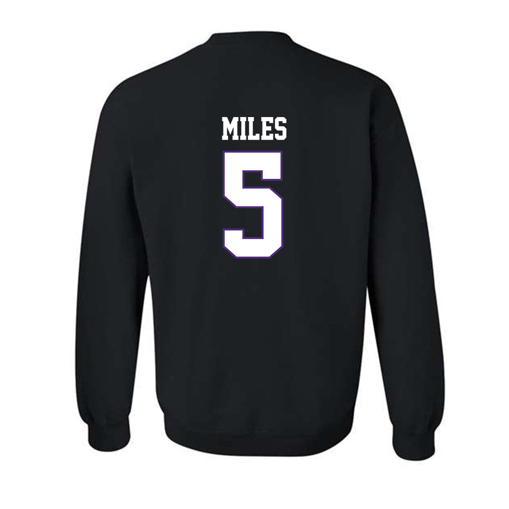 TCU - NCAA Women's Basketball : Olivia Miles - Classic Fashion Shersey Crewneck Sweatshirt-1