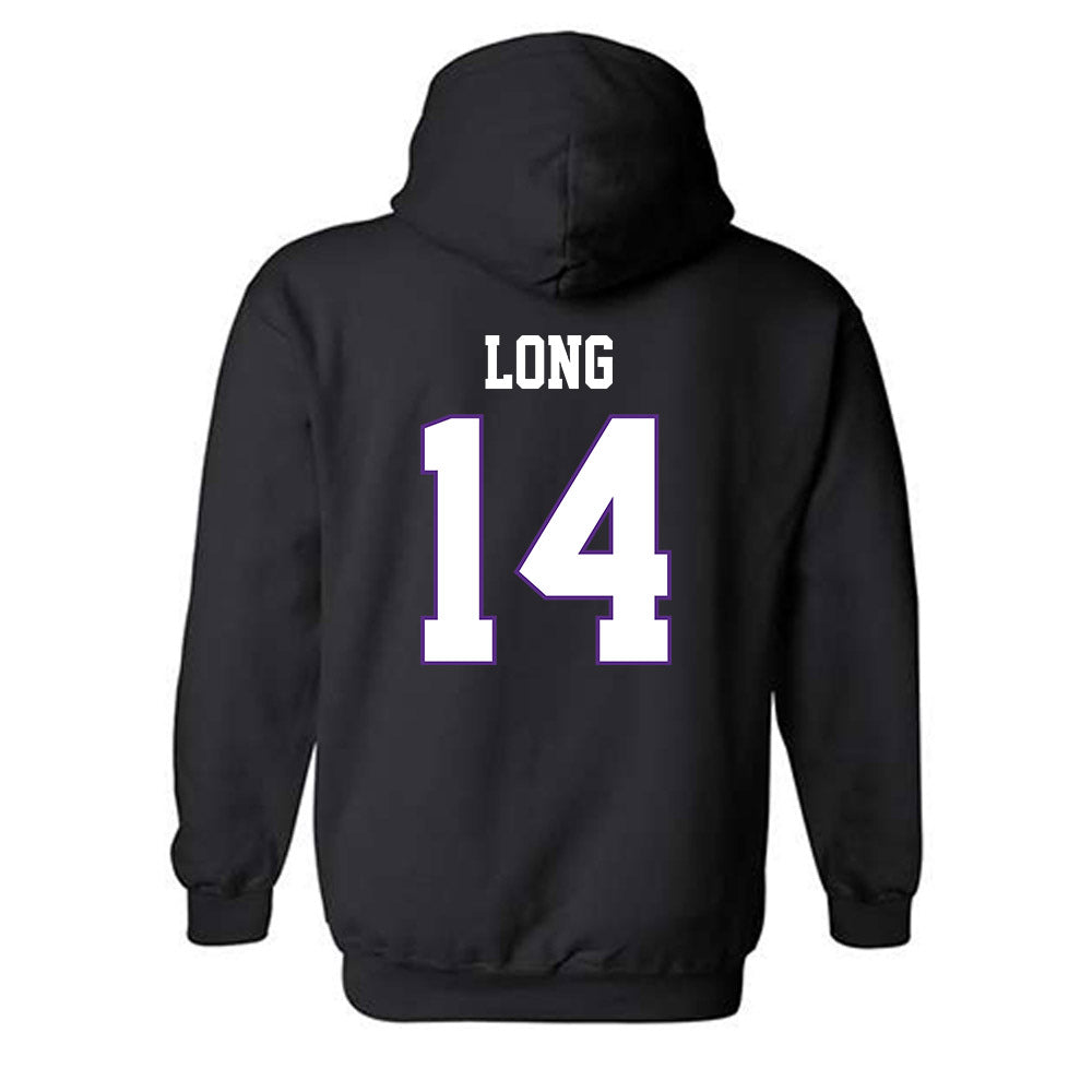 TCU - NCAA Beach Volleyball : Anna Long - Classic Fashion Shersey Hooded Sweatshirt-1