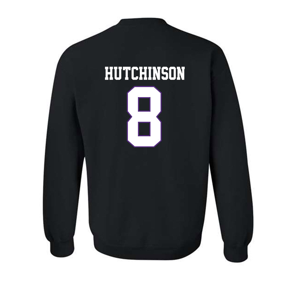 TCU - NCAA Baseball : Lane Hutchinson - Classic Fashion Shersey Crewneck Sweatshirt-1