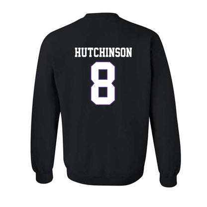 TCU - NCAA Baseball : Lane Hutchinson - Classic Fashion Shersey Crewneck Sweatshirt-1