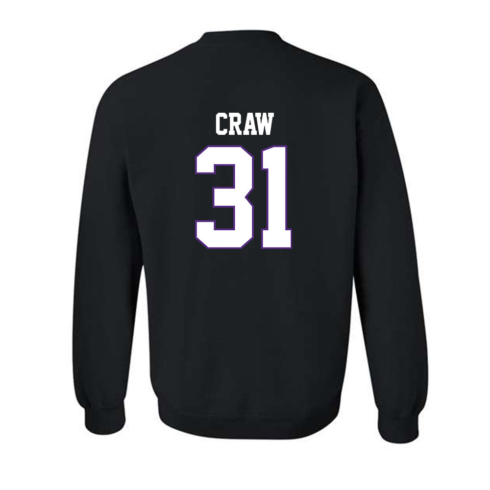 TCU - NCAA Football : Ethan Craw - Classic Fashion Shersey Crewneck Sweatshirt