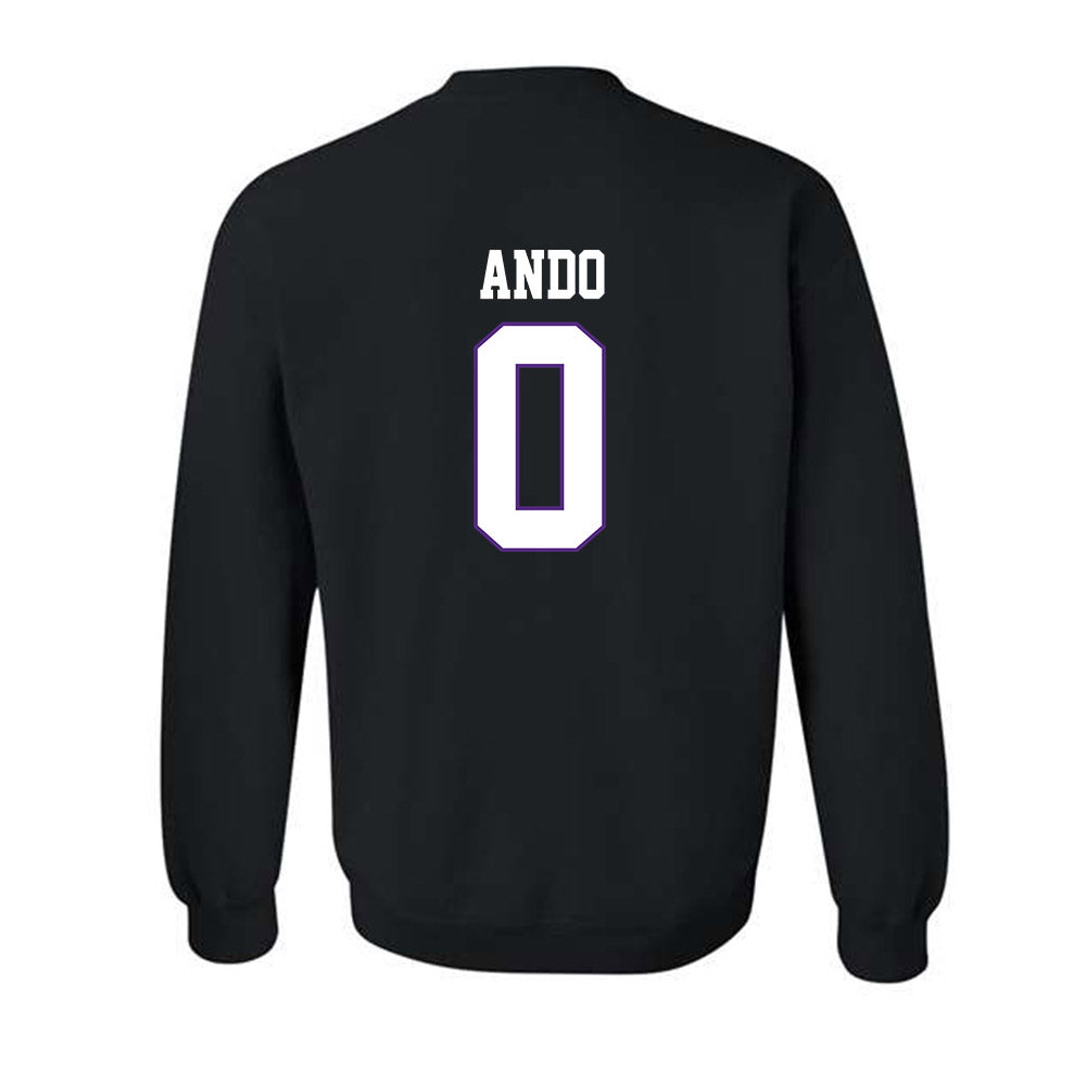 TCU - NCAA Men's Swimming & Diving : Braedon Ando - Classic Fashion Shersey Crewneck Sweatshirt-1