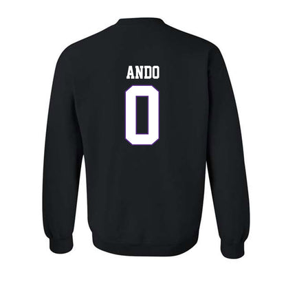 TCU - NCAA Men's Swimming & Diving : Braedon Ando - Classic Fashion Shersey Crewneck Sweatshirt-1