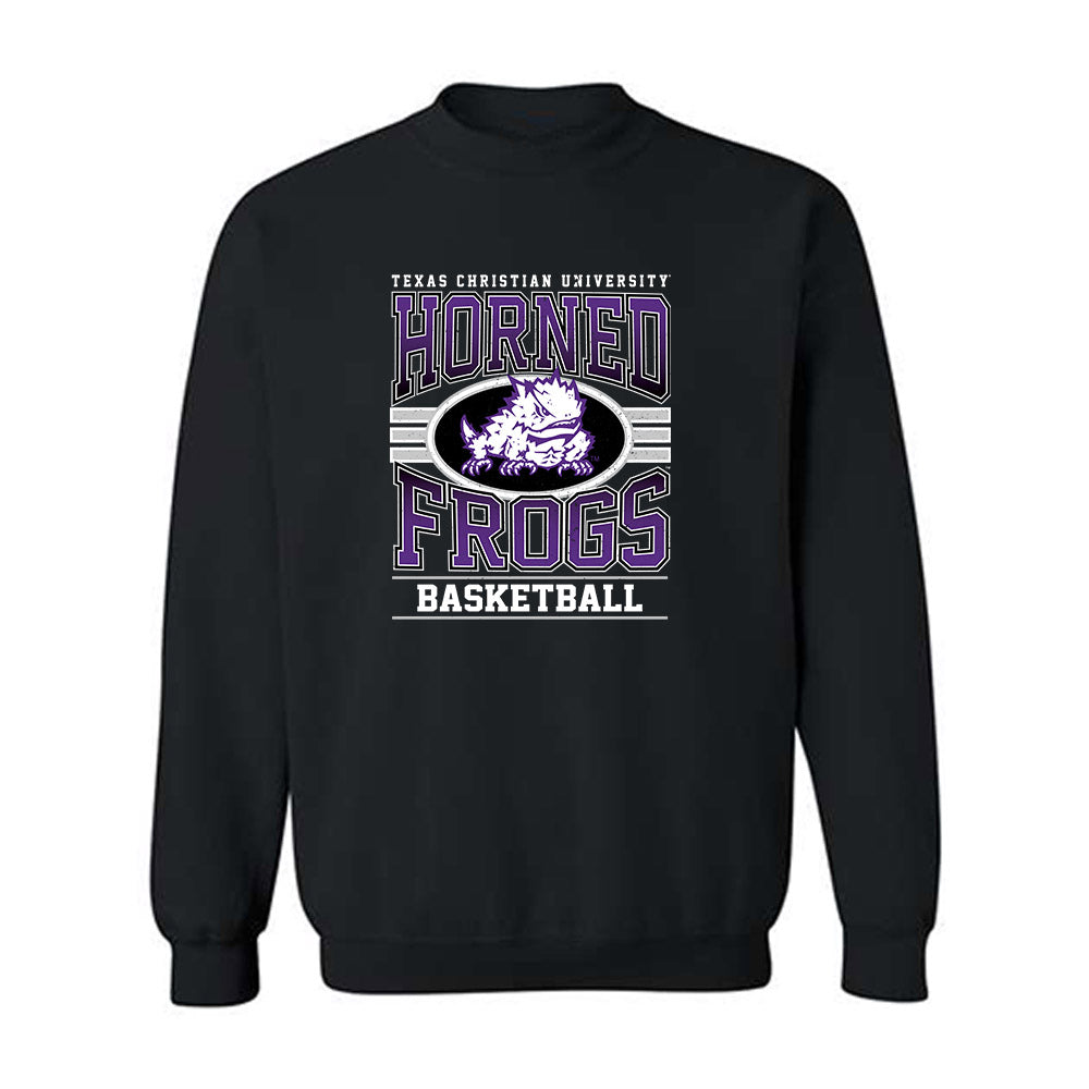 TCU - NCAA Men's Basketball : Adam Stewart - Classic Fashion Shersey Crewneck Sweatshirt