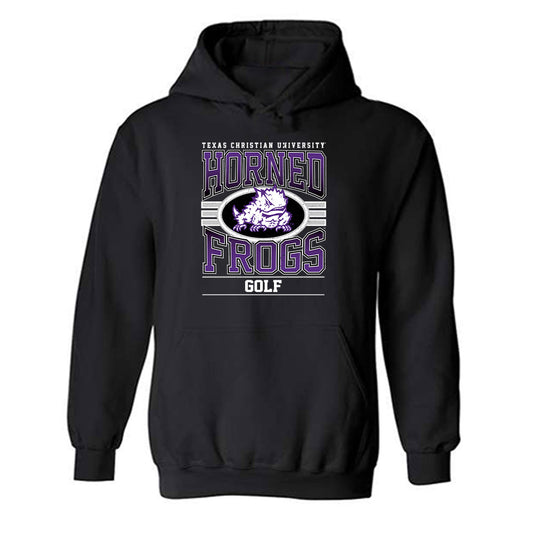 TCU - NCAA Men's Golf : Sam Udovich - Classic Fashion Shersey Hooded Sweatshirt-0