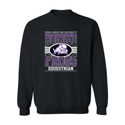 TCU - NCAA Equestrian : Marcella Bee - Classic Fashion Shersey Crewneck Sweatshirt-0