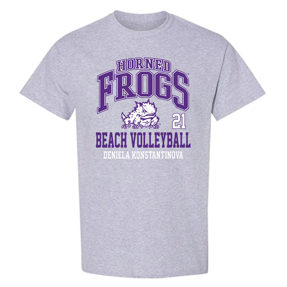 TCU - NCAA Beach Volleyball : Deniela Konstantinova - Classic Fashion Shersey T-Shirt