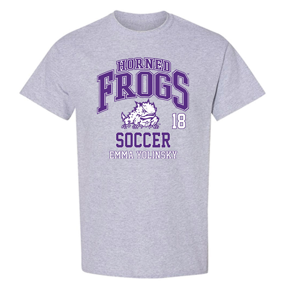 TCU - NCAA Women's Soccer : Emma Yolinsky - Classic Fashion Shersey T-Shirt-0