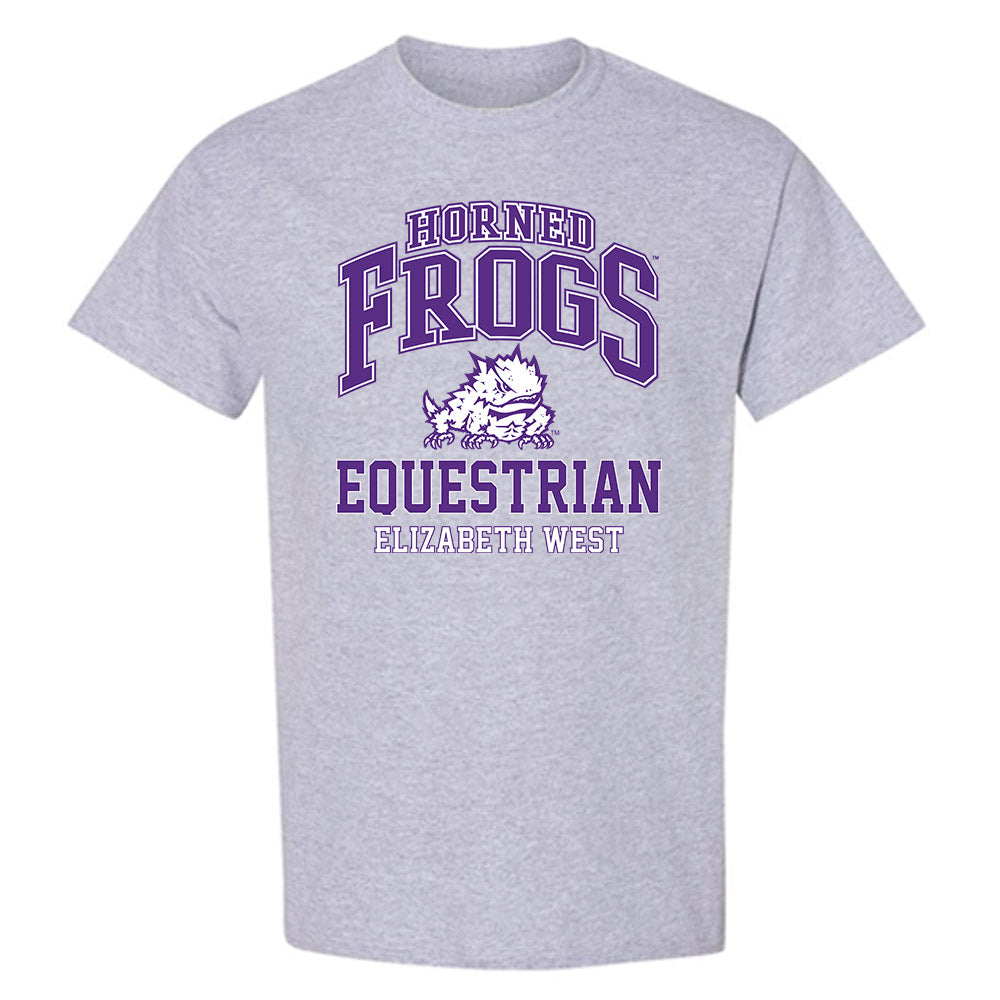 TCU - NCAA Equestrian : Elizabeth West - Classic Fashion Shersey T-Shirt