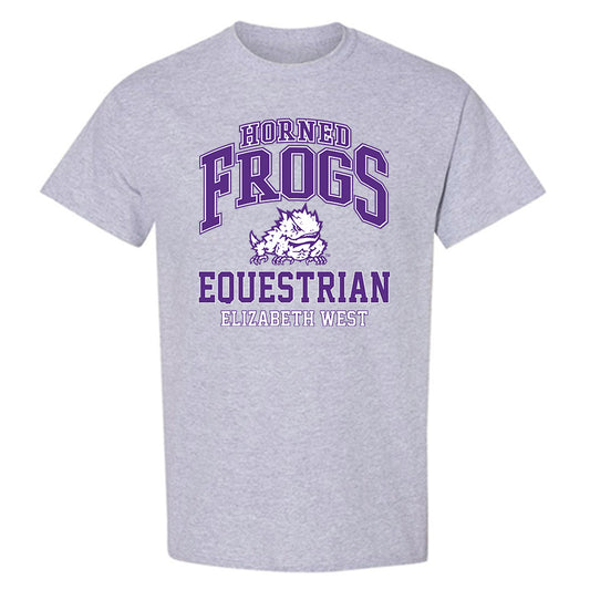 TCU - NCAA Equestrian : Elizabeth West - Classic Fashion Shersey T-Shirt