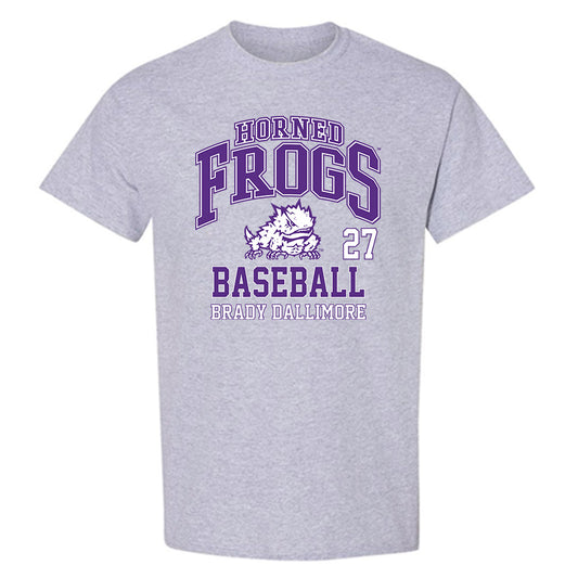 TCU - NCAA Baseball : Brady Dallimore - Classic Fashion Shersey T-Shirt-0