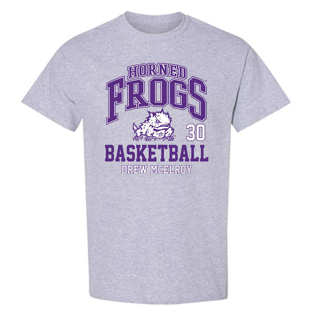 TCU - NCAA Men's Basketball : Drew McElroy - Classic Fashion Shersey T-Shirt