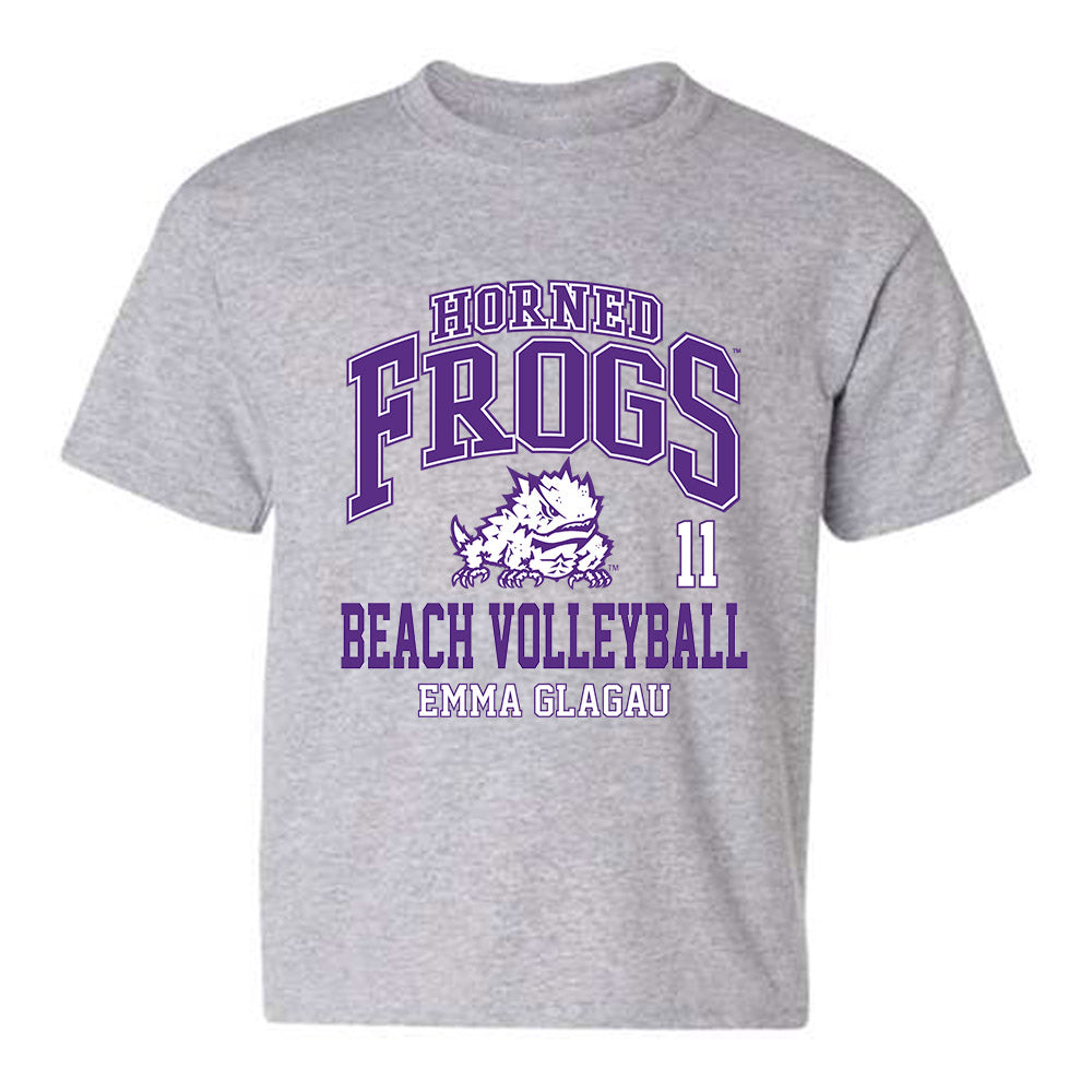 TCU - NCAA Beach Volleyball : Emma Glagau - Classic Fashion Shersey Youth T-Shirt