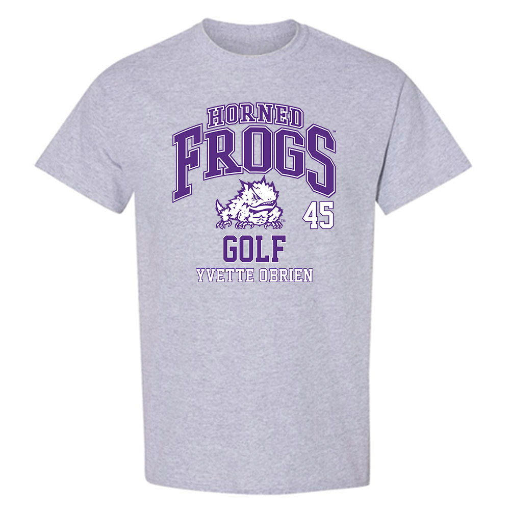 TCU - NCAA Women's Golf : Yvette O'Brien - Classic Fashion Shersey T-Shirt-0