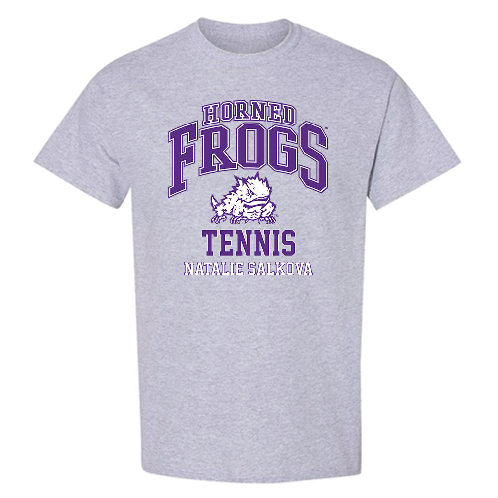 TCU - NCAA Women's Tennis : Natalie Salkova - Classic Fashion Shersey T-Shirt-0