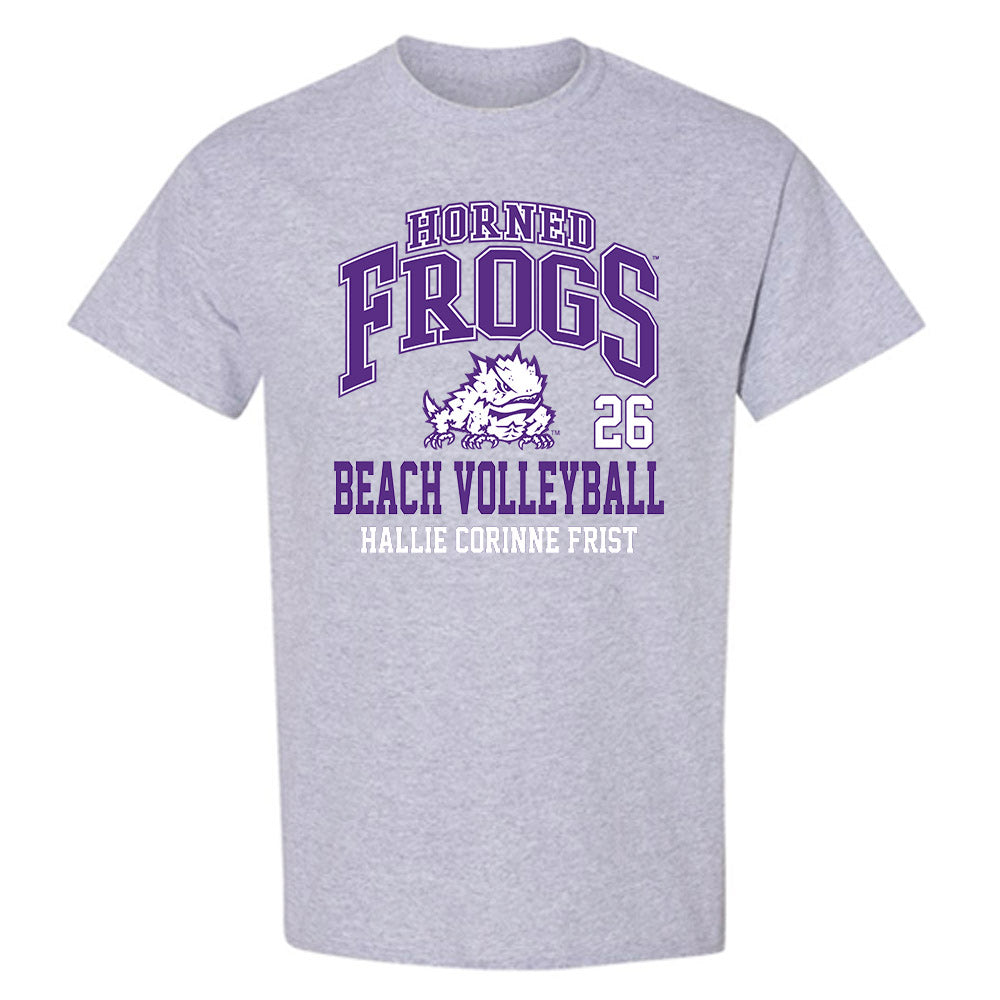 TCU - NCAA Beach Volleyball : Hallie Corinne Frist - Classic Fashion Shersey T-Shirt