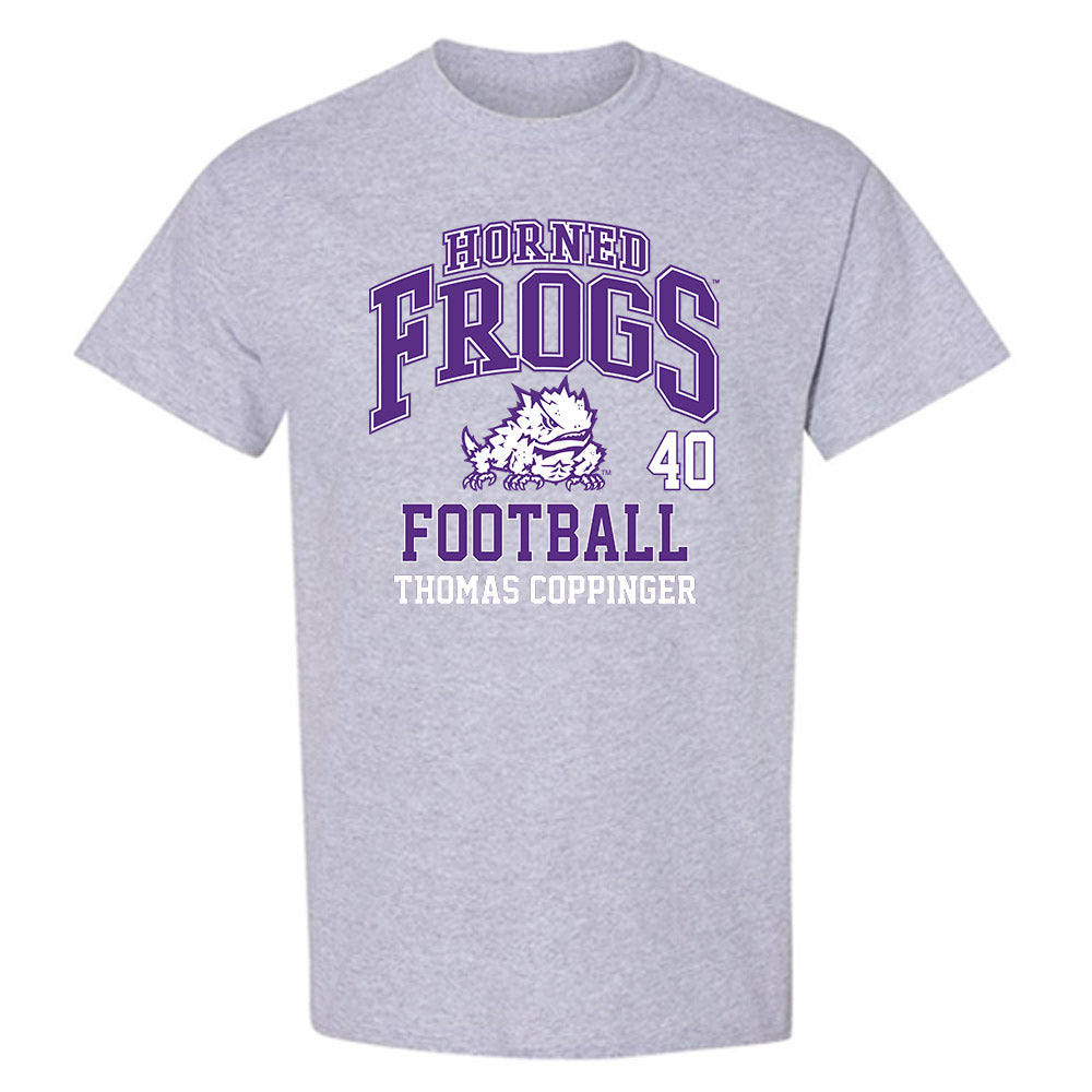 TCU - NCAA Football : Thomas Coppinger - Classic Fashion Shersey T-Shirt-0