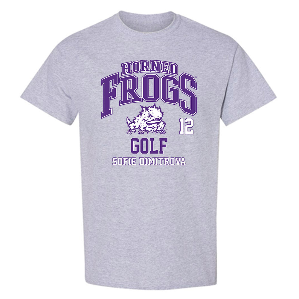 TCU - NCAA Women's Golf : Sofie Dimitrova - Classic Fashion Shersey T-Shirt-0