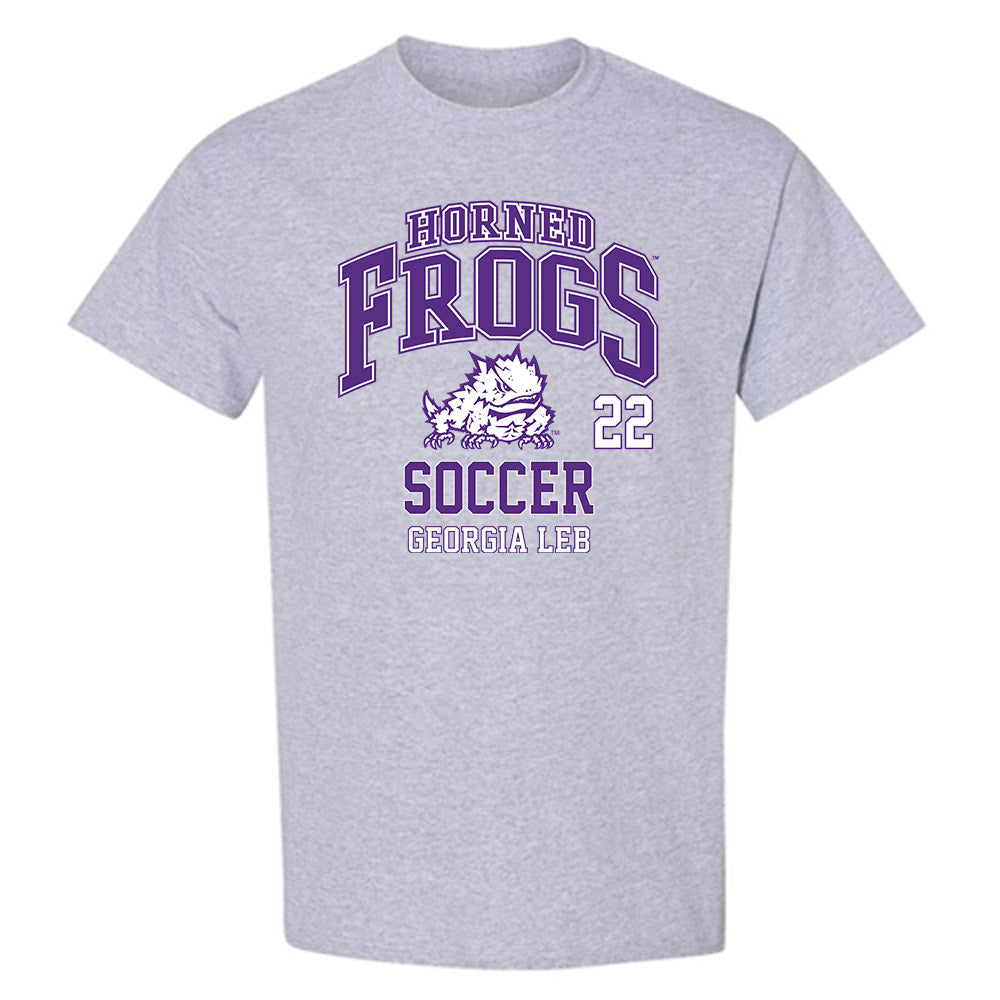 TCU - NCAA Women's Soccer : Georgia Leb - Classic Fashion Shersey T-Shirt-0